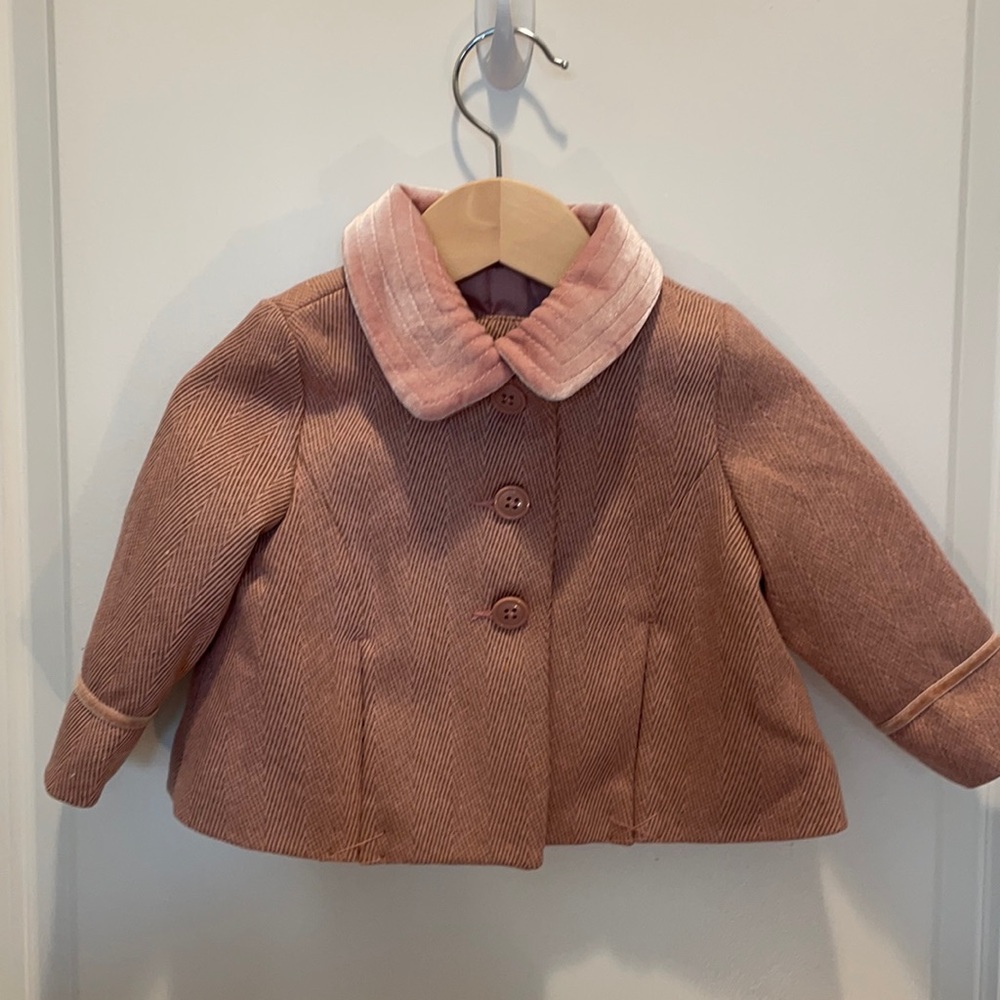 Pink Baby Gap Dress Coat 6-12 Months NWT